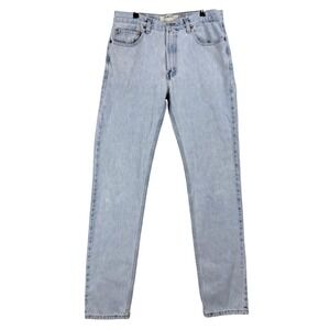 Levi's 512 Slim Fit Light Wash Denim Jeans Men's Size 34x36 Distressed